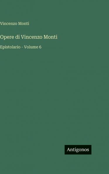 Opere di Vincenzo Monti