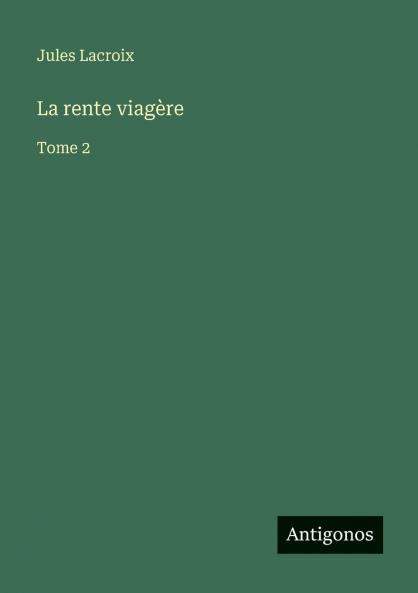 La rente viagère