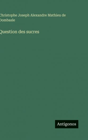 Question des sucres