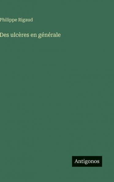 Des ulcères en générale