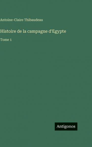 Histoire de la campagne d'Egypte