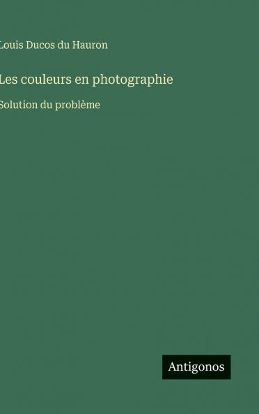 Les couleurs en photographie