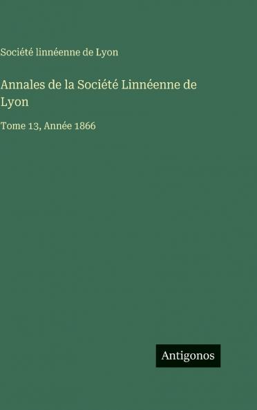 Annales de la Société Linnéenne de Lyon