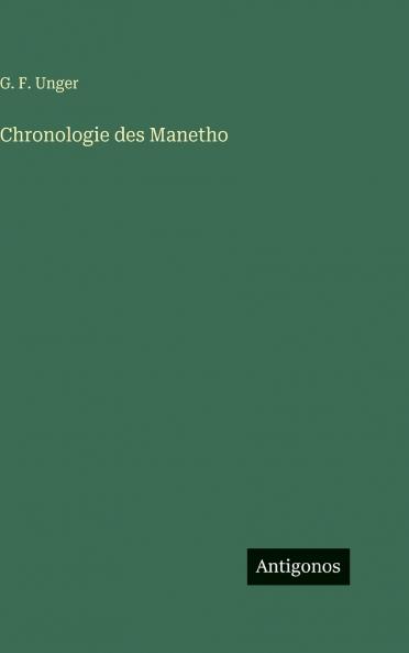 Chronologie des Manetho