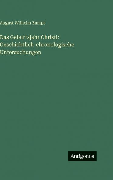 Das Geburtsjahr Christi