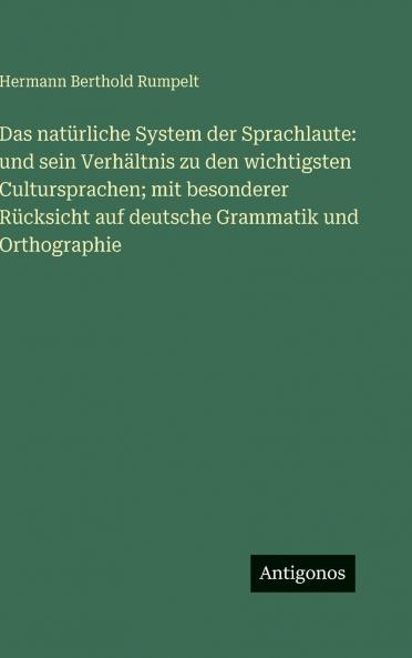 Das natürliche System der Sprachlaute