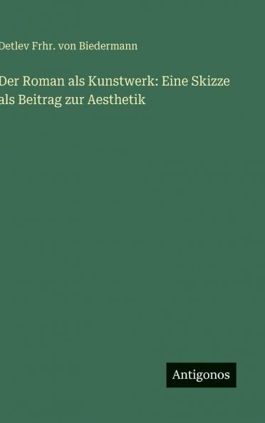 Der Roman als Kunstwerk