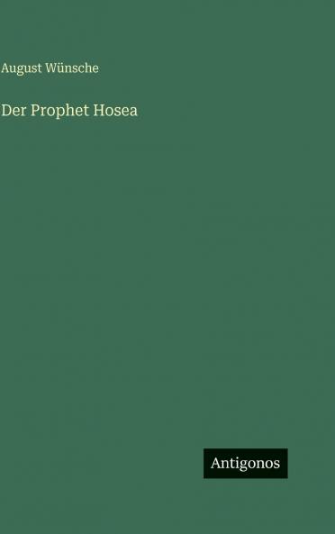 Der Prophet Hosea