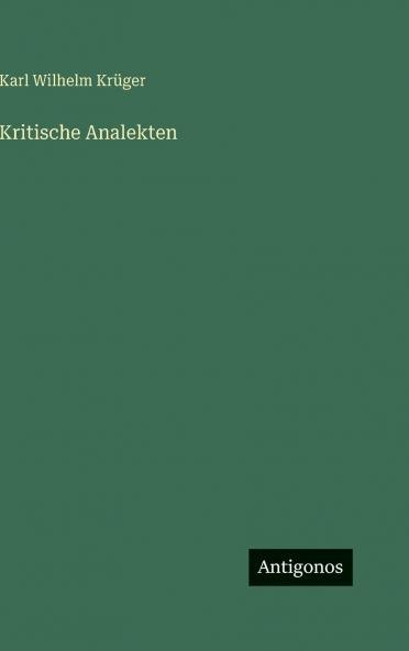 Kritische Analekten