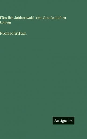 Preisschriften
