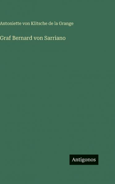 Graf Bernard von Sarriano