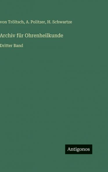Archiv für Ohrenheilkunde