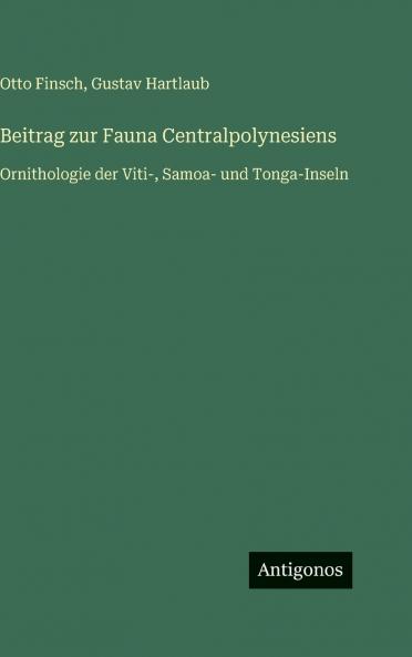 Beitrag zur Fauna Centralpolynesiens