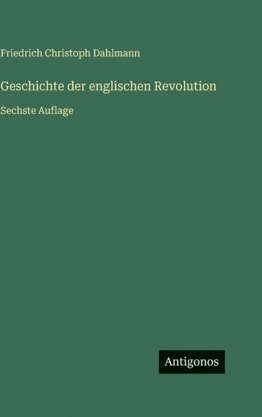 Geschichte der englischen Revolution