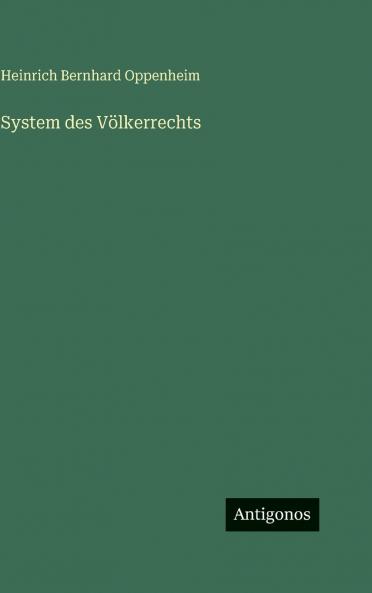 System des Völkerrechts