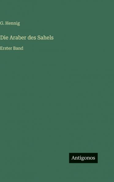 Die Araber des Sahels