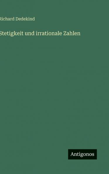 Stetigkeit und irrationale Zahlen