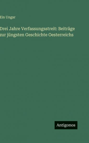 Drei Jahre Verfassungsstreit