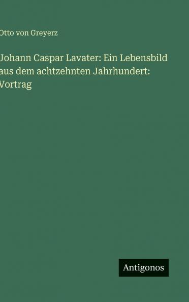 Johann Caspar Lavater