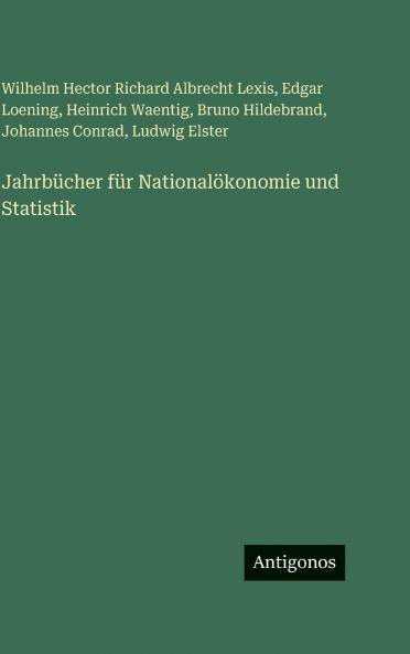 Jahrbücher für Nationalökonomie und Statistik
