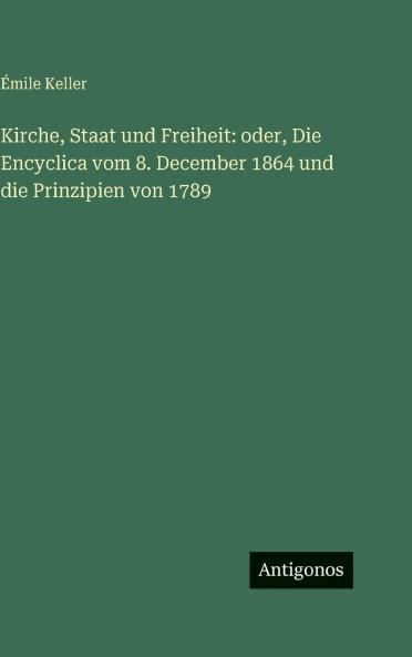 Kirche Staat und Freiheit