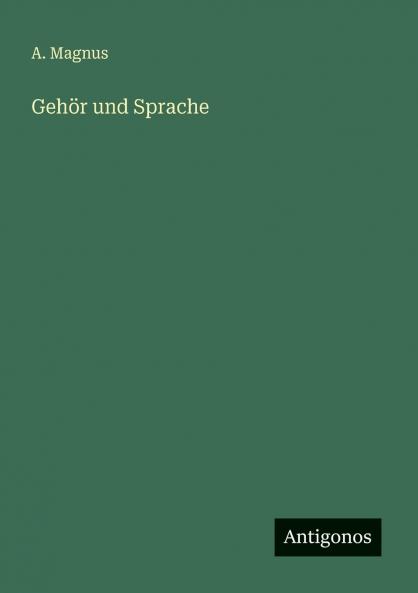 Gehör und Sprache