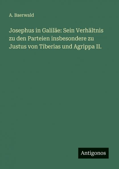 Josephus in Galiläe