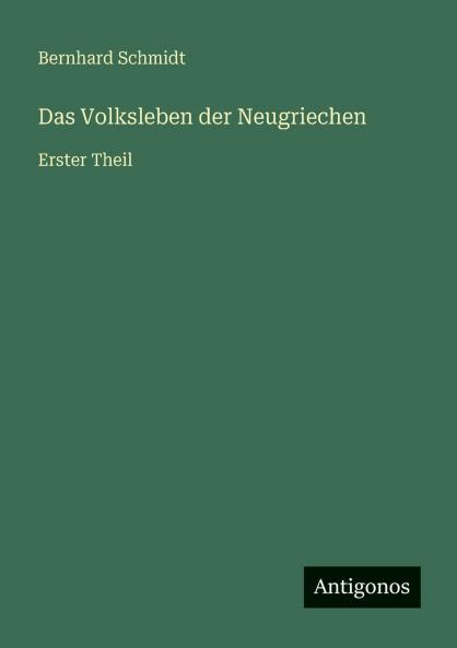 Das Volksleben der Neugriechen