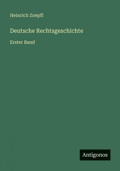 Deutsche Rechtsgeschichte