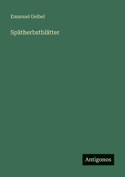 Spätherbstblätter