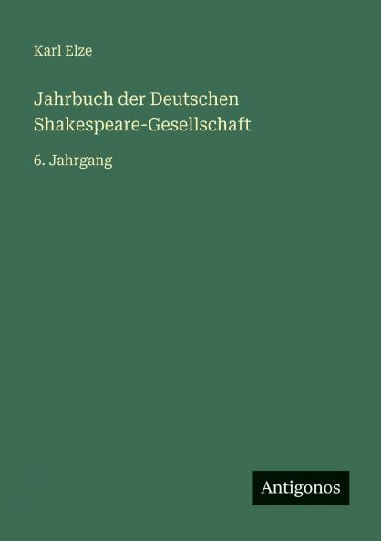 Jahrbuch der Deutschen Shakespeare-Gesellschaft