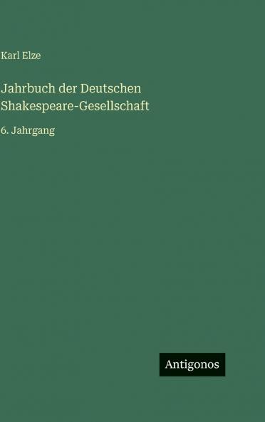 Jahrbuch der Deutschen Shakespeare-Gesellschaft