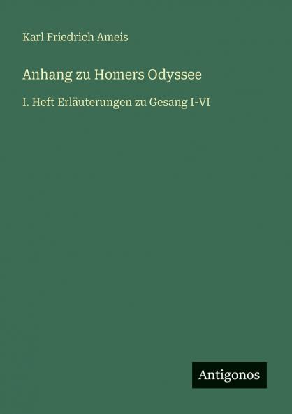 Anhang zu Homers Odyssee