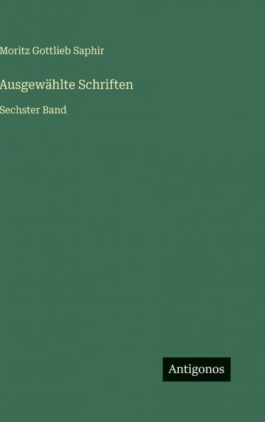 Ausgewählte Schriften