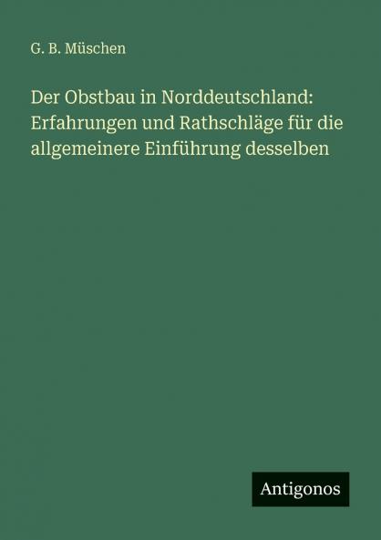 Der Obstbau in Norddeutschland