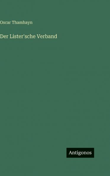 Der Lister'sche Verband