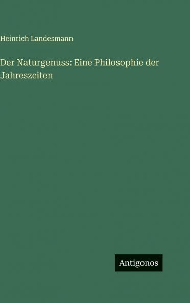Der Naturgenuss