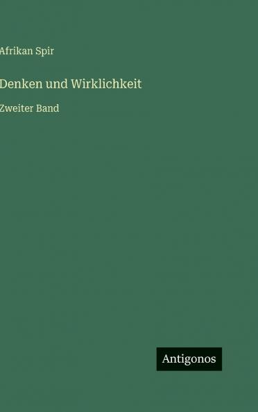 Denken und Wirklichkeit