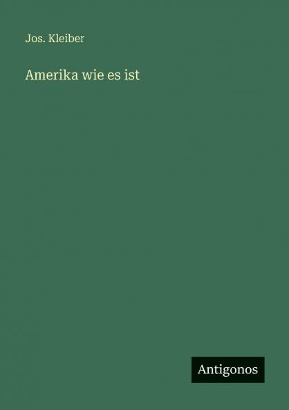 Amerika wie es ist