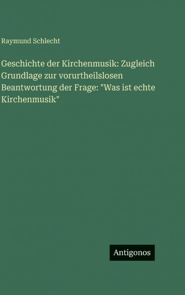 Geschichte der Kirchenmusik