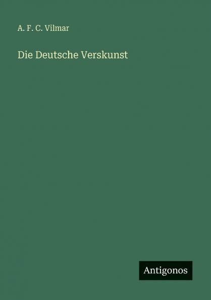 Die Deutsche Verskunst