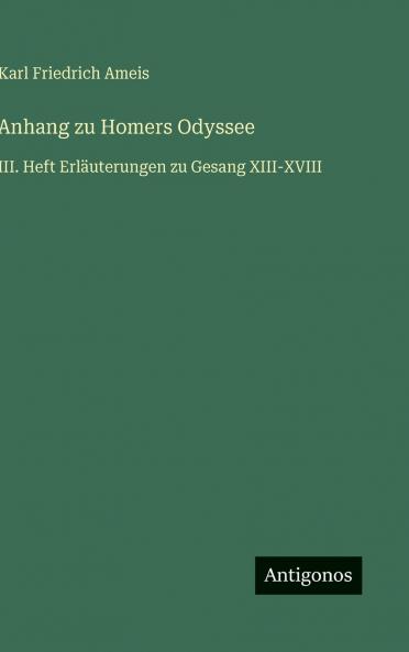 Anhang zu Homers Odyssee