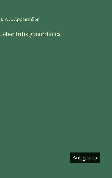 Ueber Iritis gonorrhoica