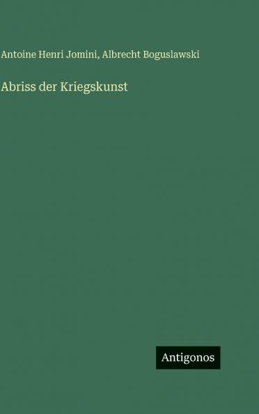Abriss der Kriegskunst
