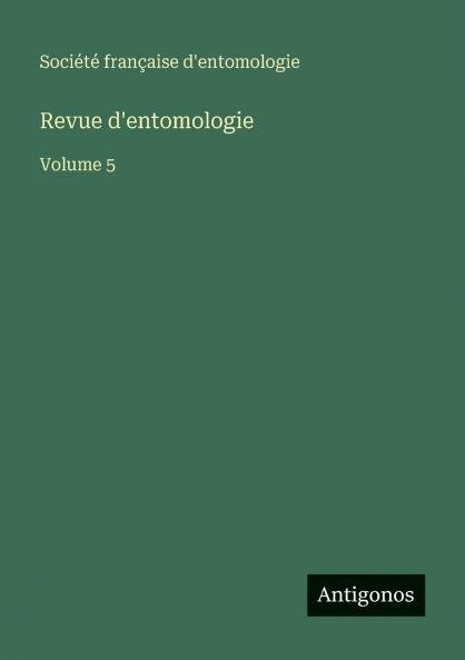 Revue d'entomologie
