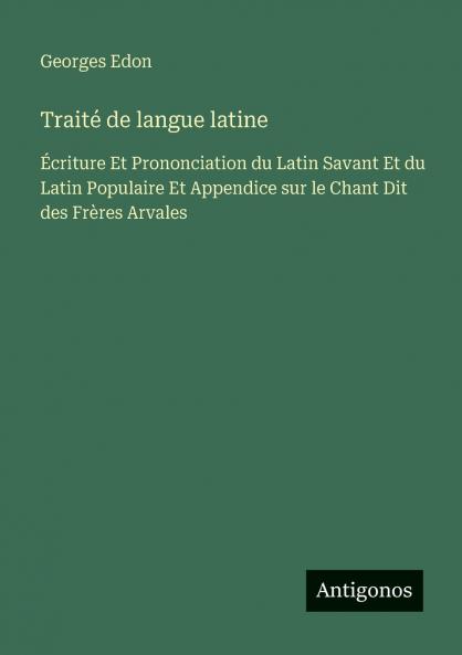 Traité de langue latine