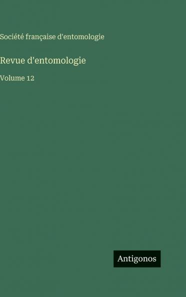 Revue d'entomologie
