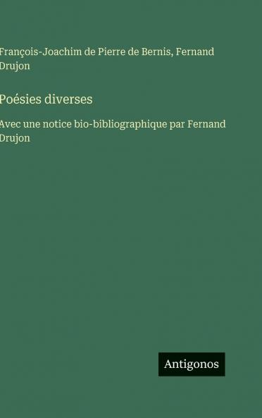 Poésies diverses