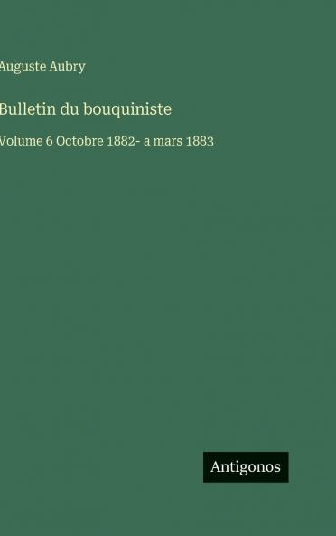 Bulletin du bouquiniste