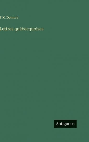 Lettres québecquoises